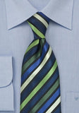 Cravate de afaceri multicolorate albastru inchis, verde, negru--Cravate Online