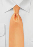 Cravate de ceremonie, nunta, absolvire orange--Cravate Online