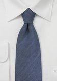 Cravate din lana bleumarin pal