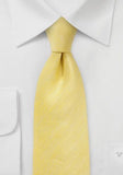 Cravate din lana galben pal--Cravate Online