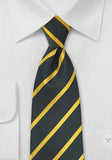 Cravate dungi gri si negru cerneala--Cravate Online