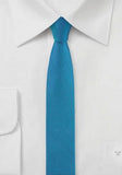 Cravate extra slim albastru indigo, 4 cm--Cravate Online