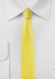 Cravate extra slim galben auriu, 4 cm--Cravate Online