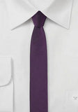 Cravate extra slim mov, 4cm--Cravate Online