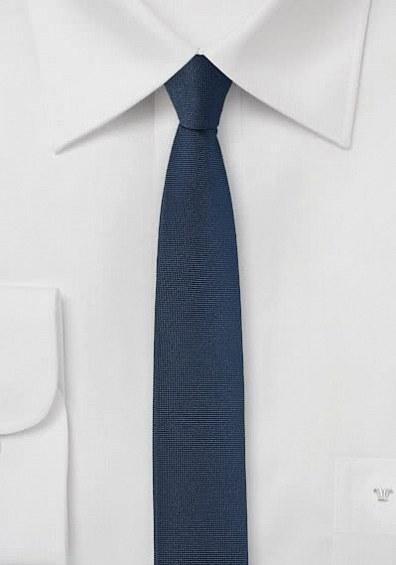 Cravate extra slim navy, 4cm--Cravate Online