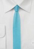 Cravate, extra slim, turcoaz, 4 cm