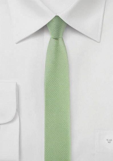 Cravate extra verde deschis, 4 cm--Cravate Online