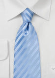 Cravate festivitati microfibra albastru deschis--Cravate Online