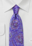 Cravate lux italiana purpur regal--Cravate Online