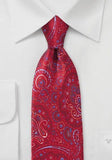 Cravate lux italiana rosu regal--Cravate Online