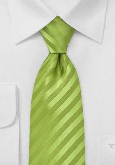 Cravate microfibra verde--Cravate Online