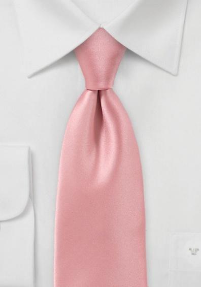 Cravate rose monocromatic polifibra italiana--Cravate Online
