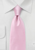 Cravate roz deschis simplu