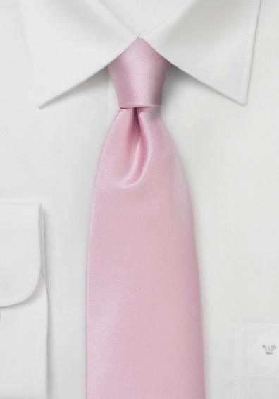 Cravate roz monocromatic polifibra italiana--Cravate Online
