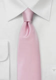 Cravate roz monocromatic polifibra italiana
