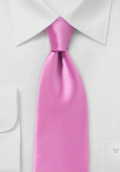 Cravate roza monocromatic polifibra italiana--Cravate Online