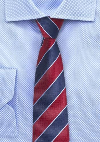 Cravate slim Rosie Navy--Cravate Online