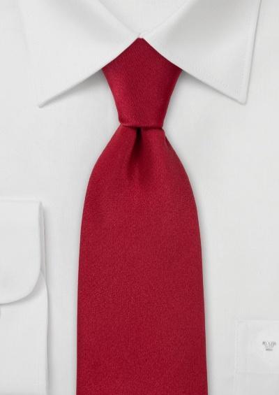 Cravate solida matase rosie--Cravate Online