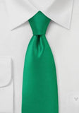 Cravate verde polifibra--Cravate Online