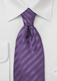 Cravate violet microfibra--Cravate Online