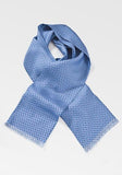 Esarfa culoare albastru deschis distinctiva--Cravate Online
