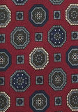 Esarfa matase italiana visiniu 160 x 17 cm--Cravate Online