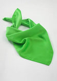 Esarfe matase de dama verde signal--Cravate Online