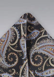 Esarfe matase, negru gudron, 160 x 17 cm--Cravate Online