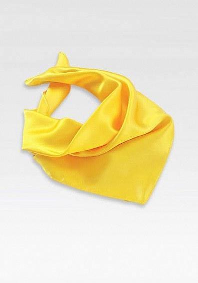 Esarfe pentru femei din microfibra galben-lămâie--Cravate Online