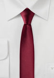 Cravată slim subțire bordeaux, 4cm