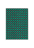 Cravată îngustă,slim, de 4 cm, verde, brad, puncte - Cravatepedia