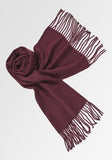 Fular din casmir visiniu--Cravate Online