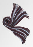 Fular dungi albastru-gri-burgundy din casmir--Cravate Online