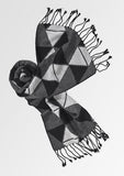 Fulare triunghiuri de gri--Cravate Online