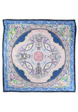 Esarfa Blue Lotus,90x90cm - Cravatepedia