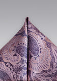 Batista de cavaler paisley motiv violet