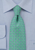 Cravata cu decor Verde