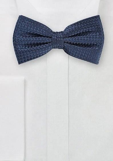 Papion bărbați cu structură bleumarin--Cravate Online