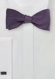 Papion matase purple puncte albe