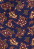 Ascot paisley plin de viață albastru ultramarin